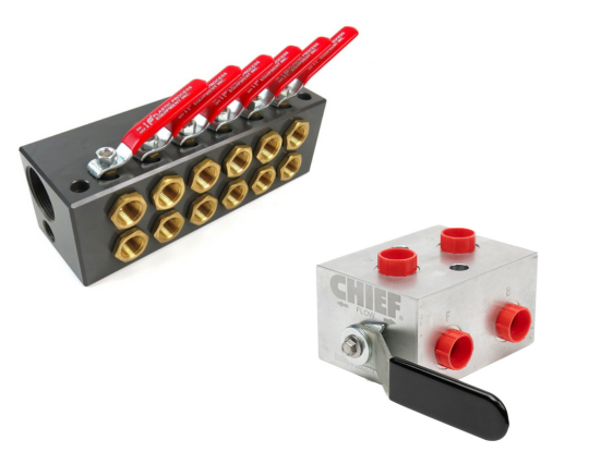 DAFRAM Multiport Flow Selector Manifold Valve